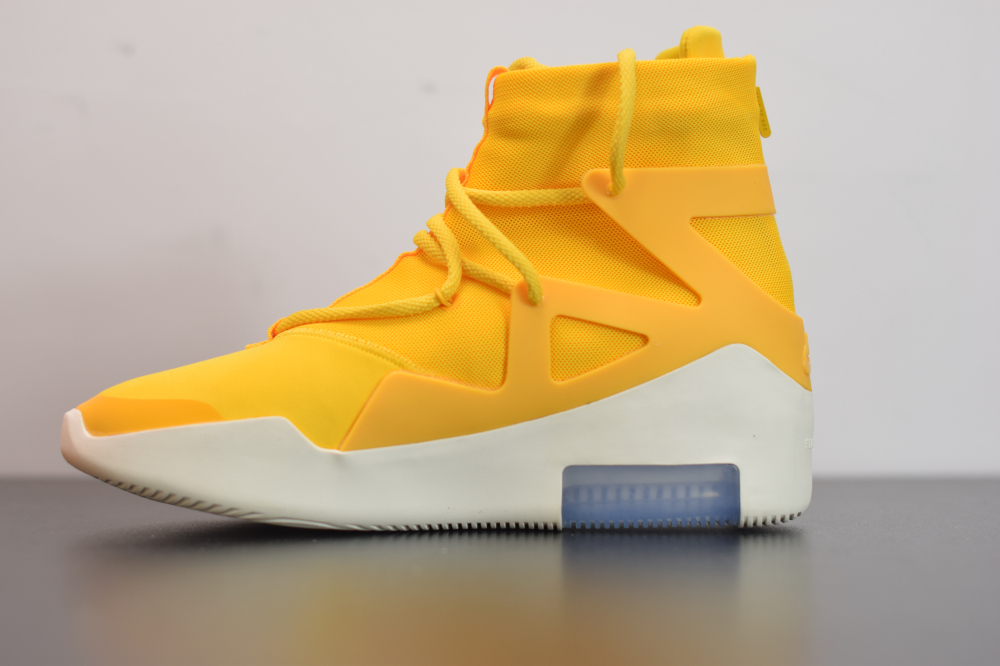 [Air Force Series][Top] High Street FOG High-Top Zip Basketball ShoesYellow a