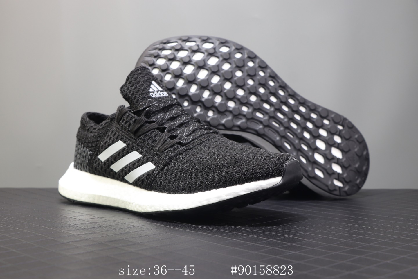 巴斯夫真爆 ️阿迪达斯男女鞋2019秋季新款Pureboost运动鞋轻便透气跑步鞋 ID:90028823