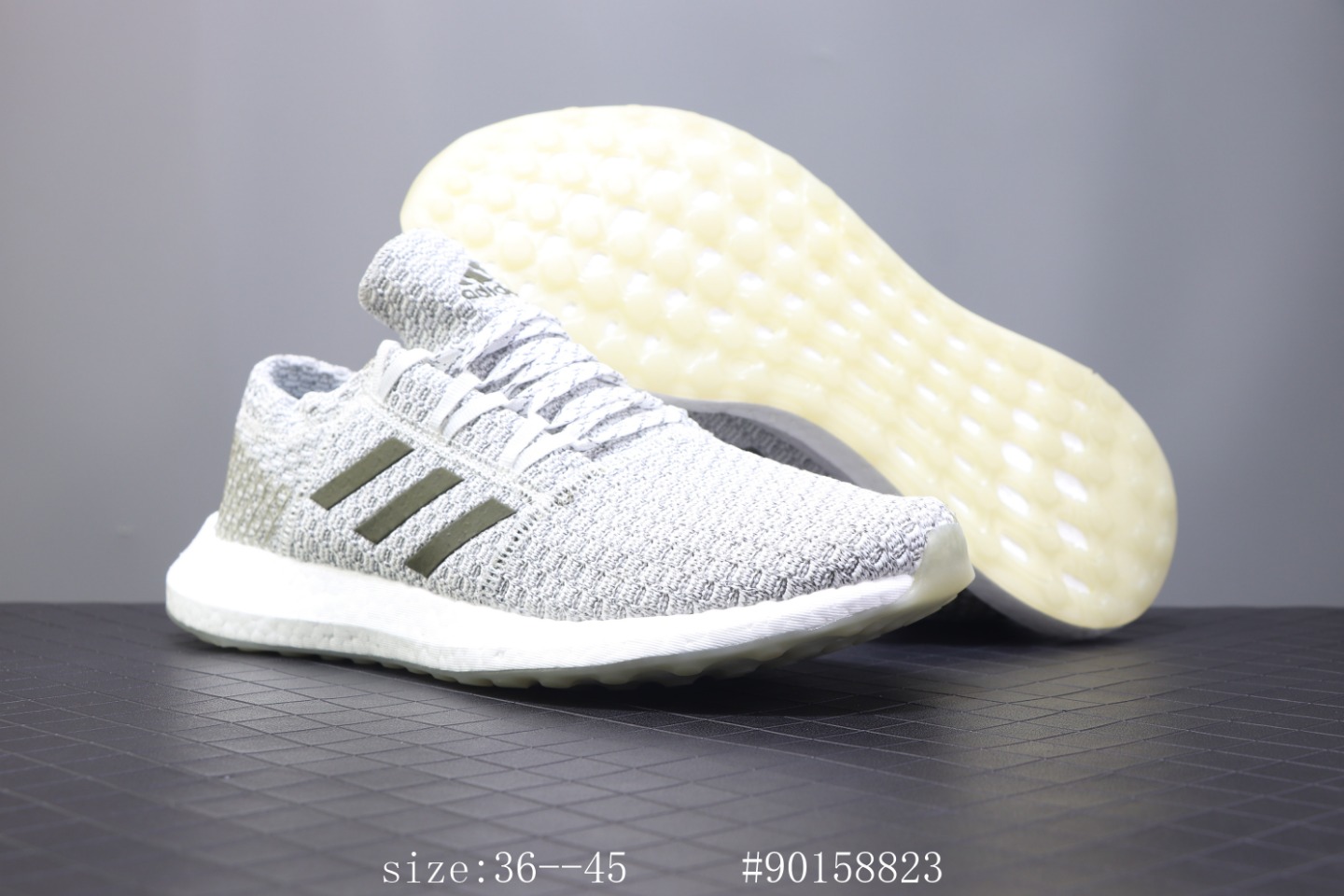 巴斯夫真爆 ️阿迪达斯男女鞋2019秋季新款Pureboost运动鞋轻便透气跑步鞋 ID:90028823