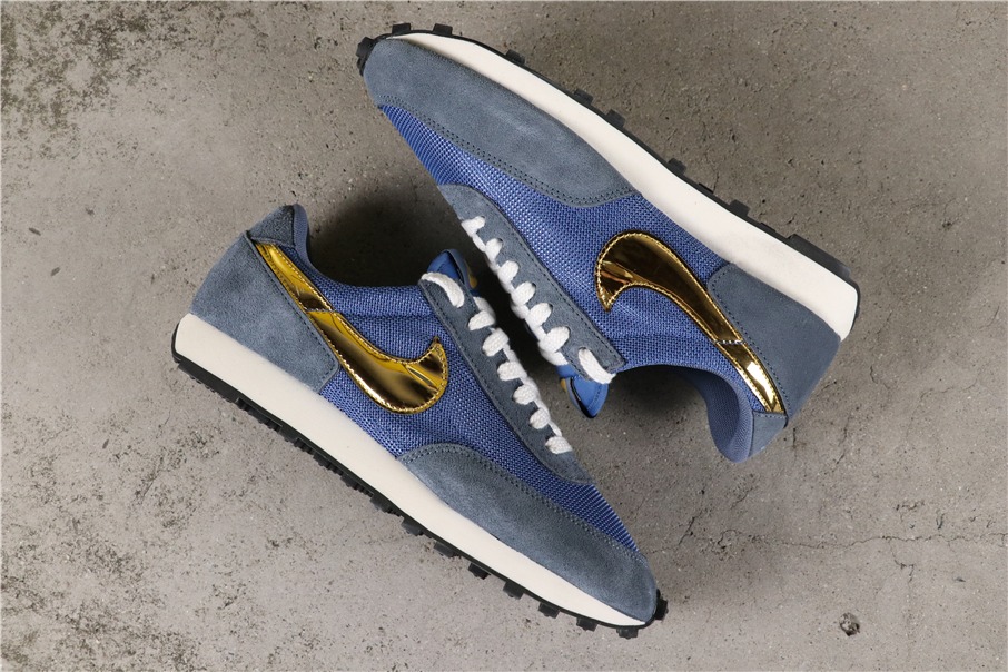 150  【真标公司货 华夫系列】耐克/NIKE  耐克华夫跑步鞋 海军蓝金 BV7725-400