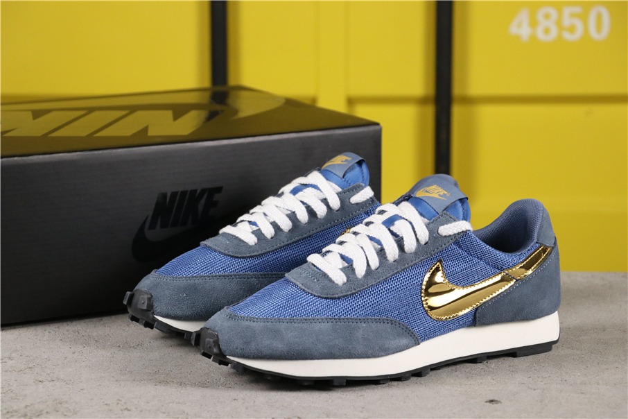150  【真标公司货 华夫系列】耐克/NIKE  耐克华夫跑步鞋 海军蓝金 BV7725-400