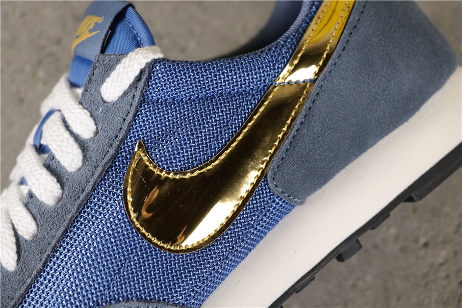 150  【真标公司货 华夫系列】耐克/NIKE  耐克华夫跑步鞋 海军蓝金 BV7725-400