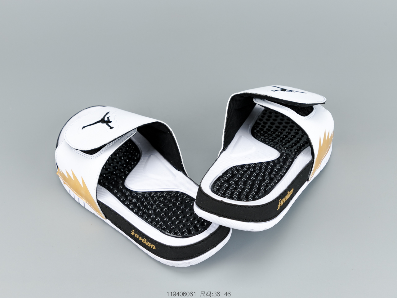 90 乔丹Air Jordan Hydro V Retro乔AJ5黑红男子休闲运动拖鞋