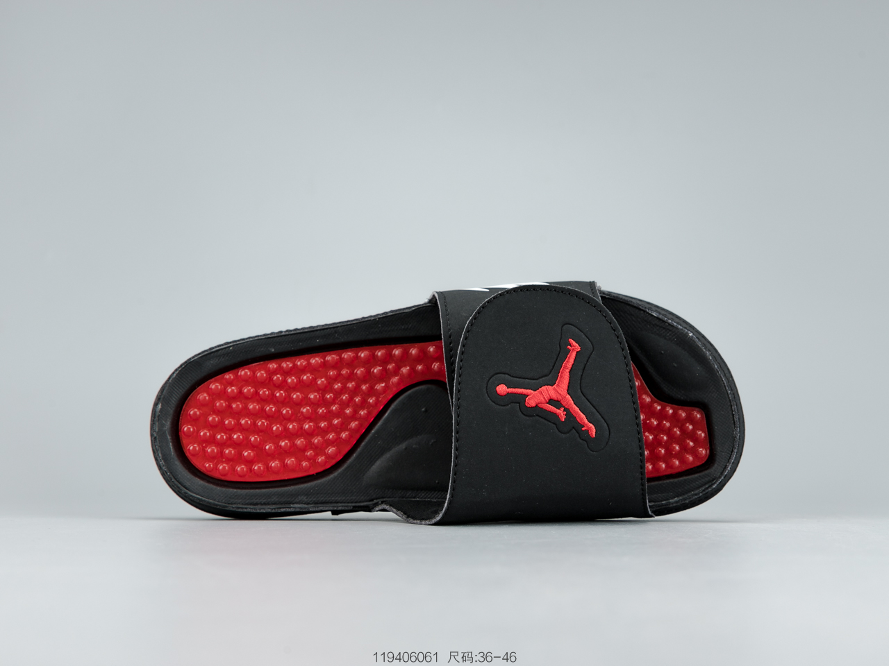 90 乔丹Air Jordan Hydro V Retro乔AJ5黑红男子休闲运动拖鞋
