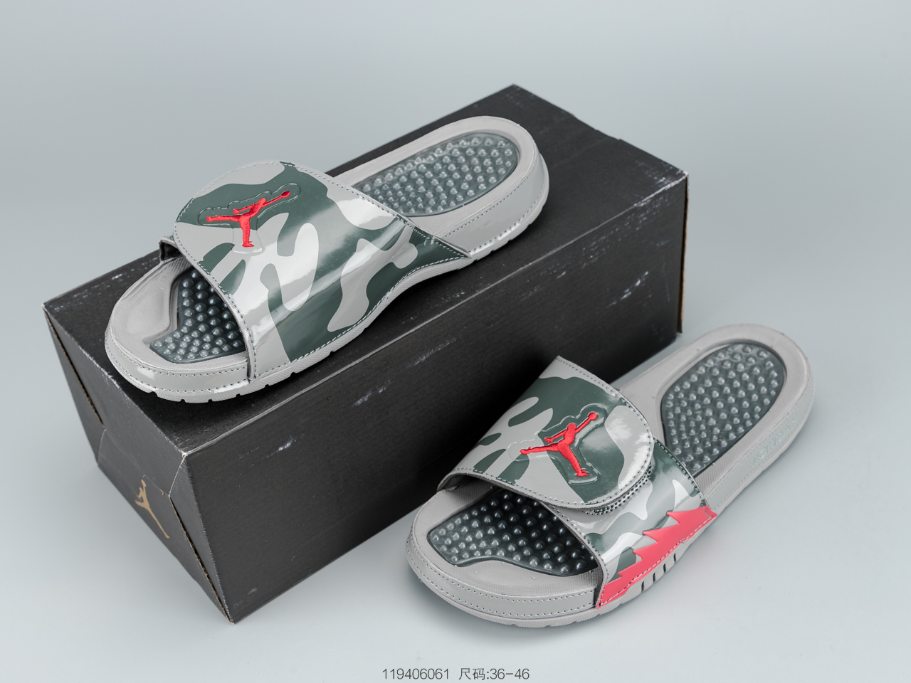 90 乔丹Air Jordan Hydro V Retro乔AJ5黑红男子休闲运动拖鞋