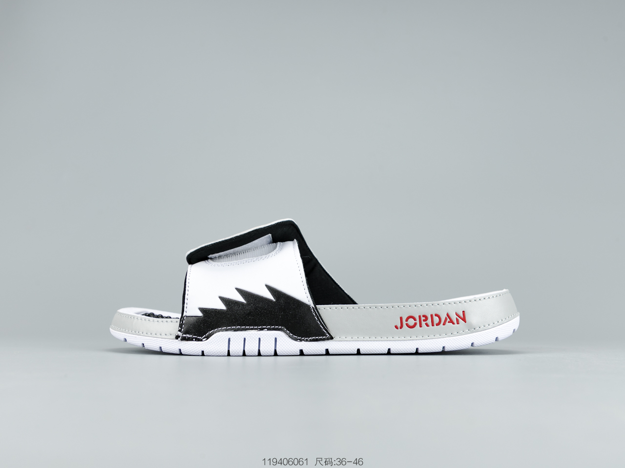 90 乔丹Air Jordan Hydro V Retro乔AJ5黑红男子休闲运动拖鞋
