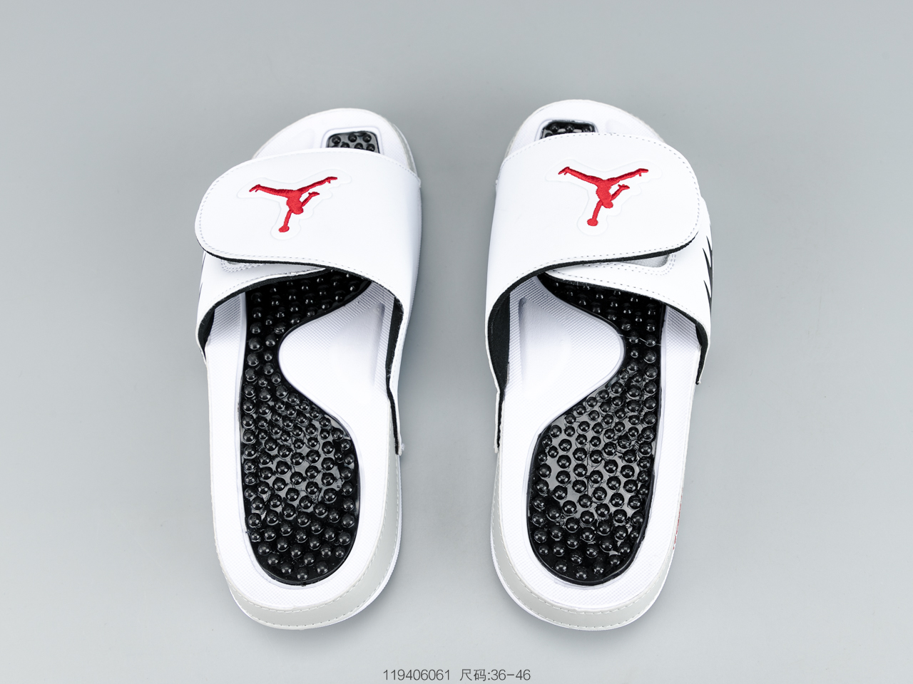 90 乔丹Air Jordan Hydro V Retro乔AJ5黑红男子休闲运动拖鞋