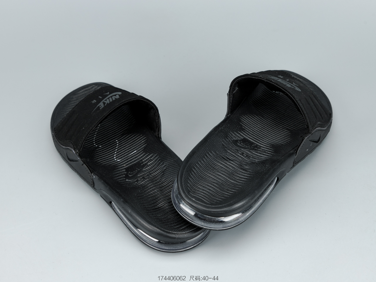 140 耐克Nike Air Max Camden SlideBlackWhite卡姆登气垫系列休闲运动沙滩拖鞋