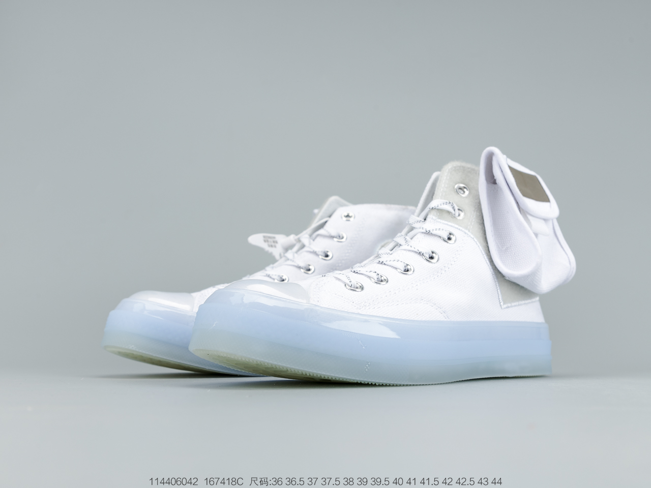 130 匡威 Converse x Lay Zhang Chuck 1970s 张艺兴联名 白色口袋 高帮休闲运动板鞋