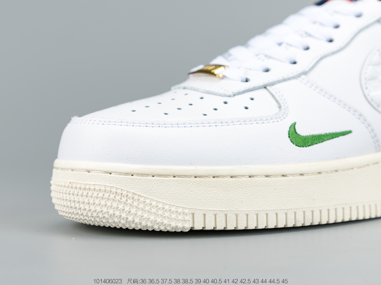 170 KITH x Nike Air Force 1 Low 白绿联名 空军一号低帮百搭休闲运动板鞋 CU2980-193