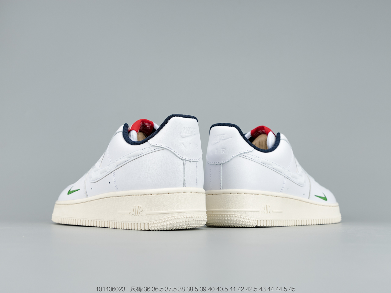 170 KITH x Nike Air Force 1 Low 白绿联名 空军一号低帮百搭休闲运动板鞋 CU2980-193