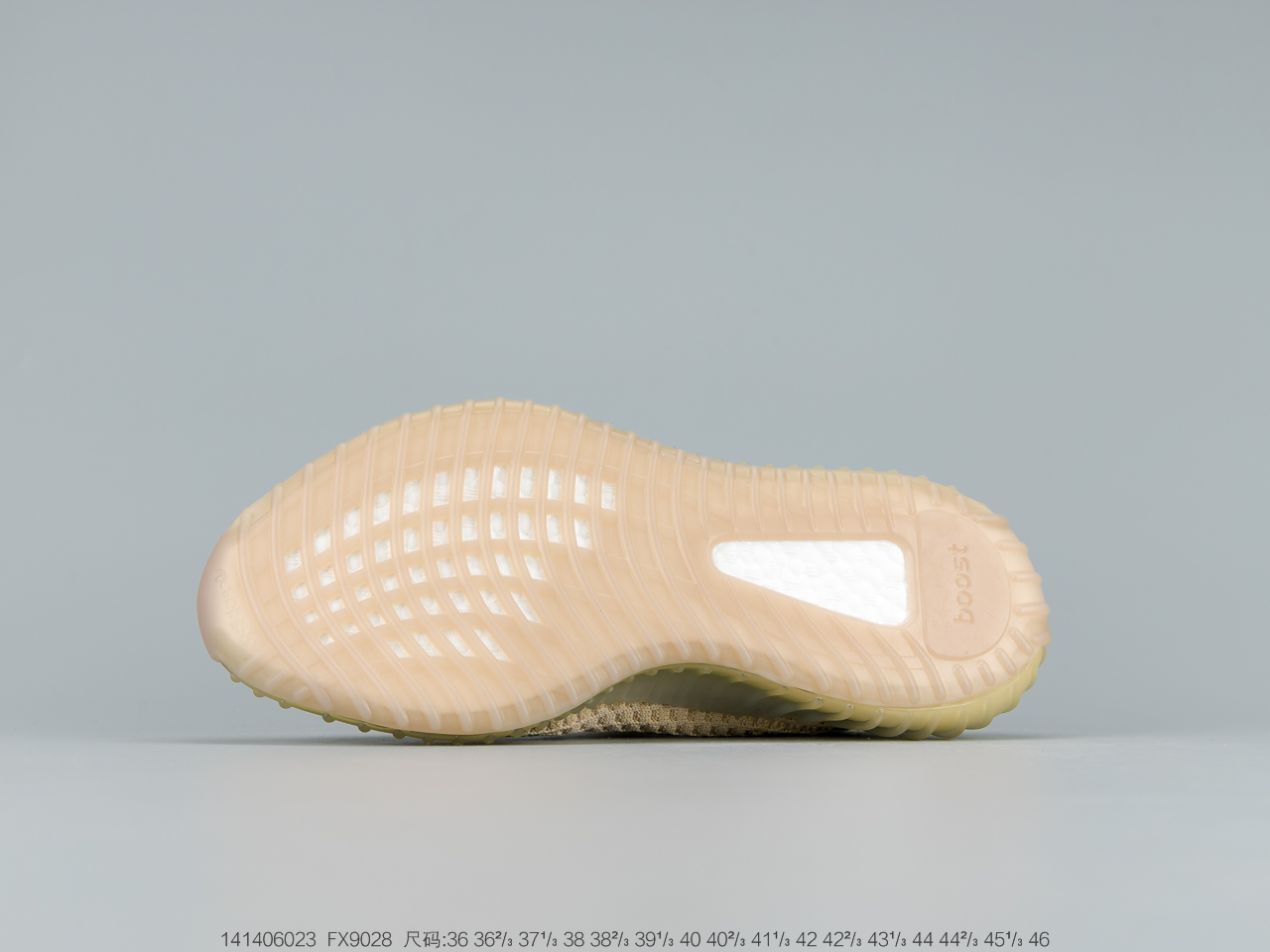 170 真爆 阿迪达斯Adidas Yeezy Boost 350V2 “FLAX”新亚洲限定 亚麻 丁黄侧透百搭轻便爆米花中底休闲运动慢跑鞋FX9028
