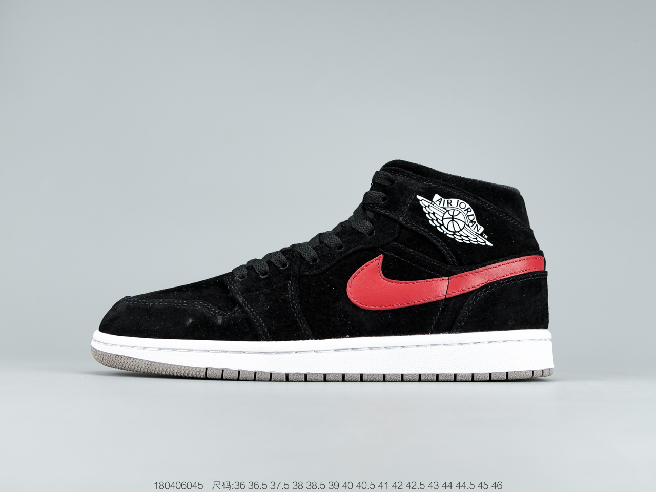 300 头层皮乔丹Air Jordan 1 Mid 35周年限定配色中帮系列  554724-065
