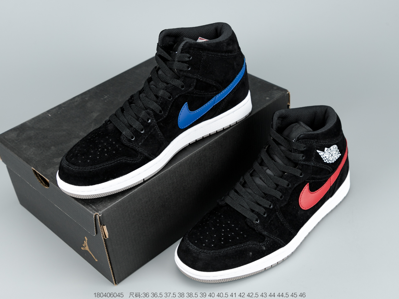 300 头层皮乔丹Air Jordan 1 Mid 35周年限定配色中帮系列  554724-065