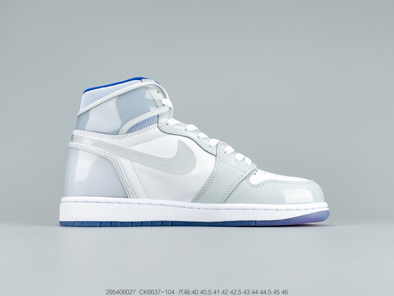 380 Dior x 乔丹Air Jordan 1 Retro High Premium “Racer Blue”白蓝 AJ1 乔1 小迪奥联名 高帮文化复古休闲运动板鞋CK6637-104