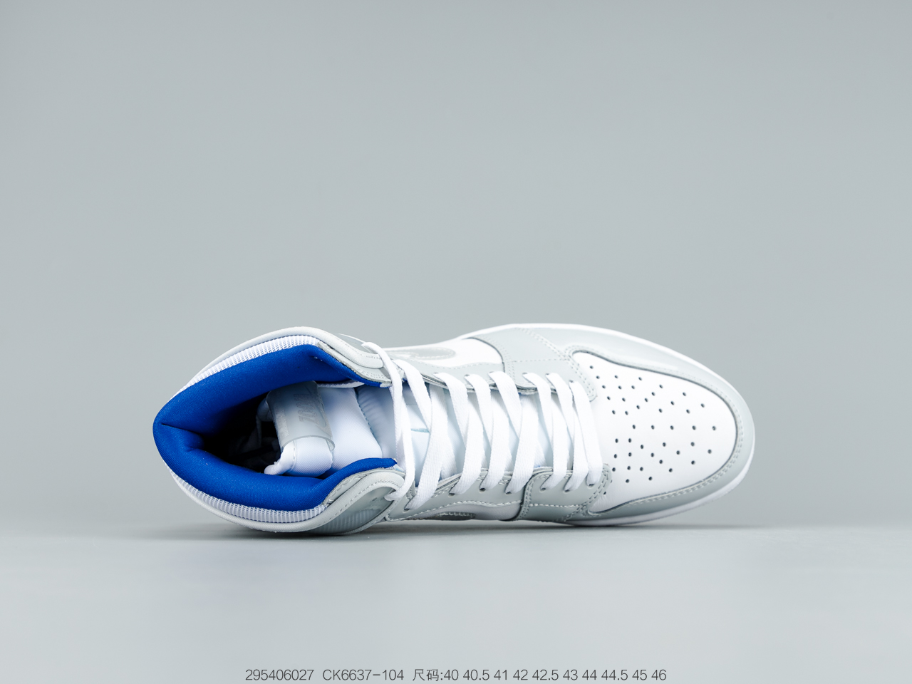 380 Dior x 乔丹Air Jordan 1 Retro High Premium “Racer Blue”白蓝 AJ1 乔1 小迪奥联名 高帮文化复古休闲运动板鞋CK6637-104