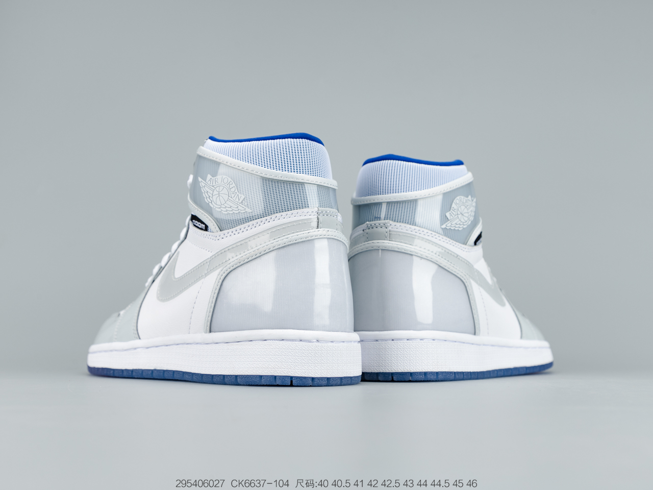 380 Dior x 乔丹Air Jordan 1 Retro High Premium “Racer Blue”白蓝 AJ1 乔1 小迪奥联名 高帮文化复古休闲运动板鞋CK6637-104