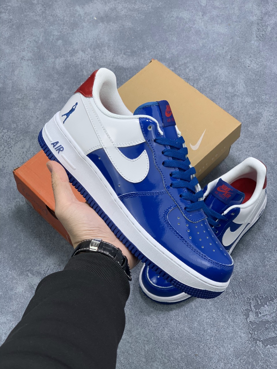 220 Nike Air Force 1 LoW Rasheed Blue Jay ”怒吼天尊” 空军一号低帮306347-411