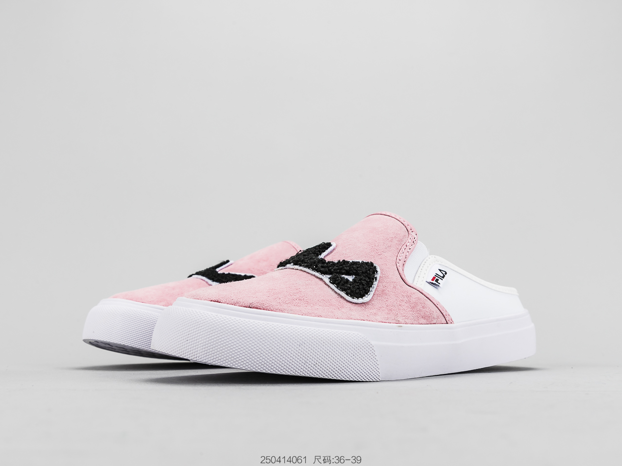 90 斐乐 FILA Classis Kicks Mule 皮面半拖 拖鞋 一脚蹬板鞋