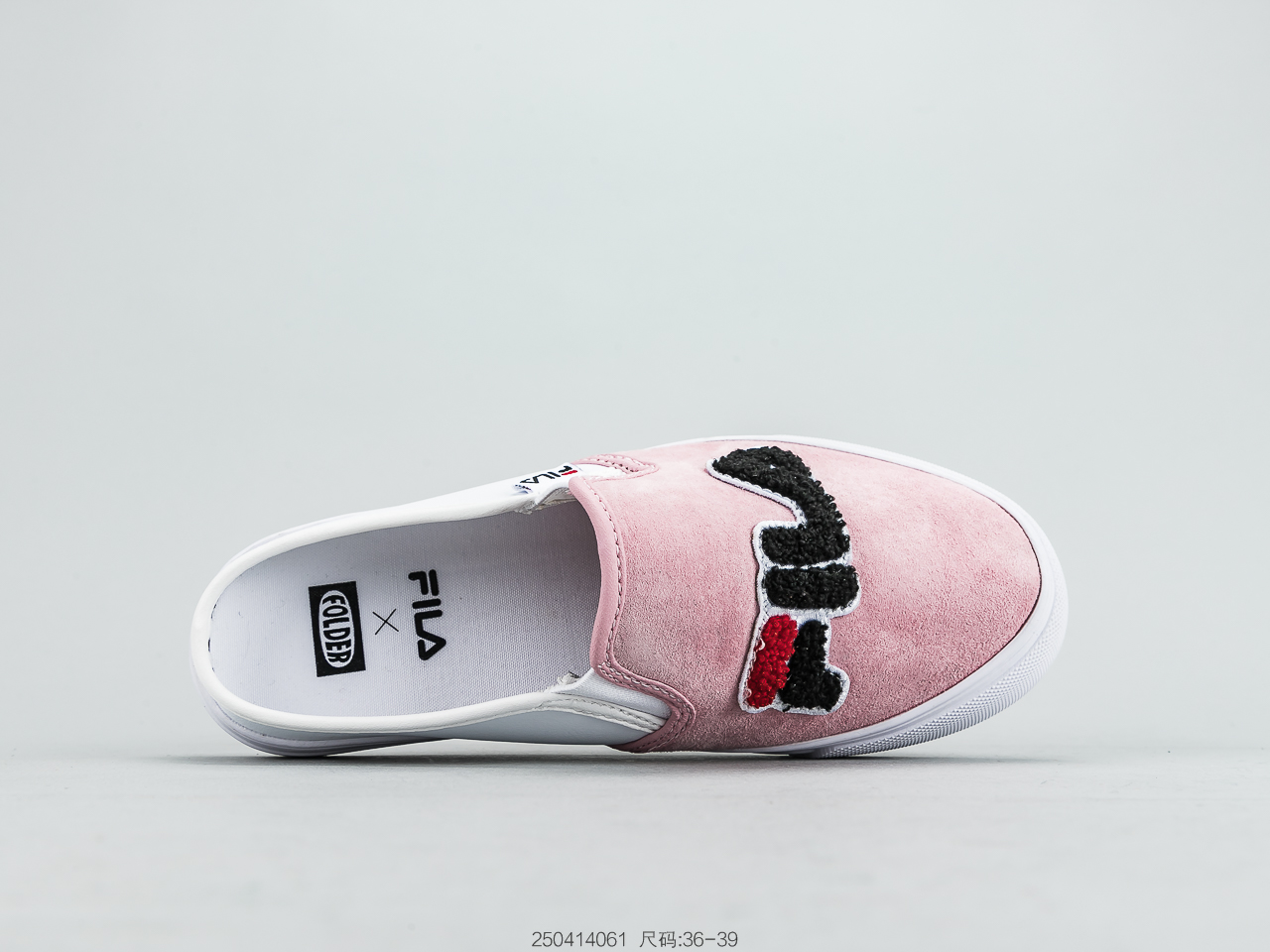 90 斐乐 FILA Classis Kicks Mule 皮面半拖 拖鞋 一脚蹬板鞋