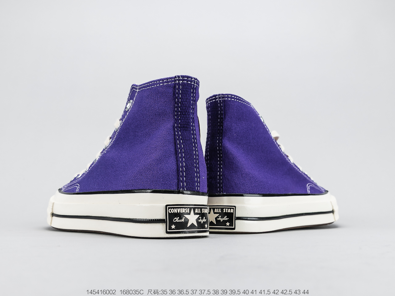 110 匡威Converse Chuck Taylor All Star 1970 HiNightshadeEgretBlack复古三星标高帮拼接麂皮休闲运动硫化板鞋