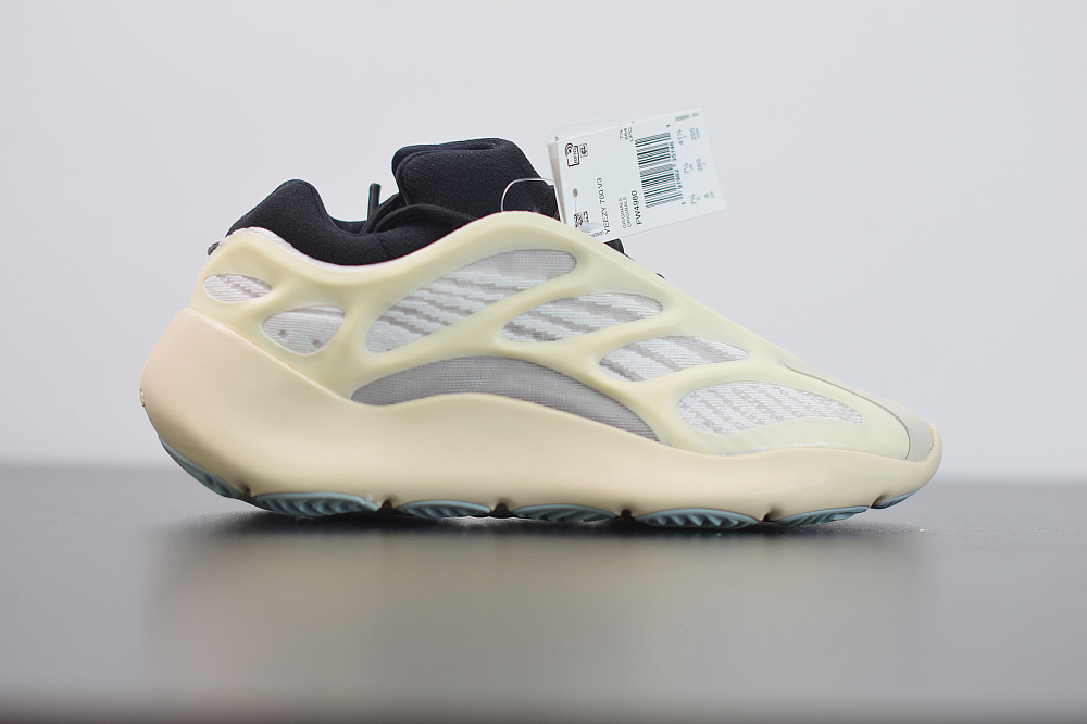 D05X6 纯原版本阿迪达斯Adidas Yeezy 700 V3 “Azael”低帮复古休闲运动穿搭慢跑鞋“骨架夜光”货号:FW4980