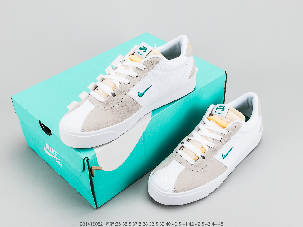 140 耐克 Nike SB ZOOM BRUIN EDGE男女滑板鞋新款情侣休闲 CD5036 100