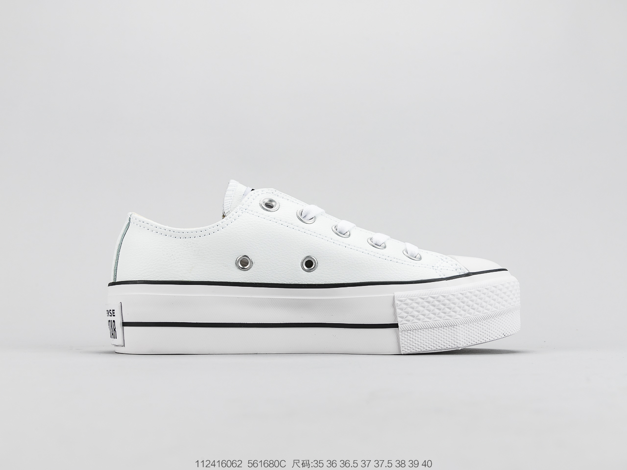 140增高款 匡威Converse All Star 厚底增高鞋轻便休闲鞋