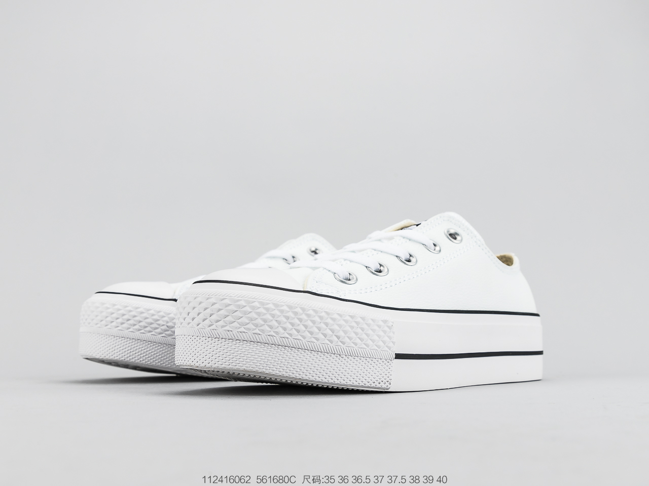 140增高款 匡威Converse All Star 厚底增高鞋轻便休闲鞋