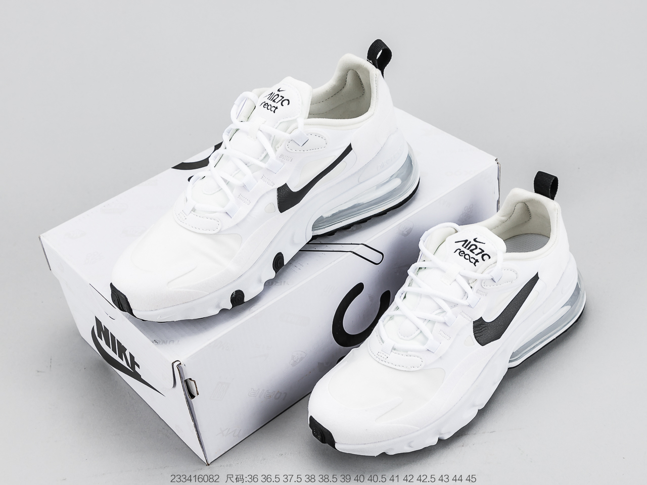 150 耐克Air Max 270 React Bauhaus将耐克经典的 Air Max 鞋款与柔软轻盈的 Nike React 泡棉相融合