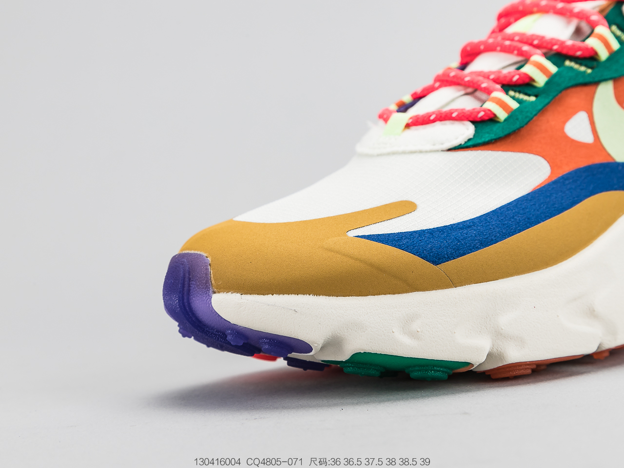 220公司级 耐克NIKE AIR MAX 270 React 半掌气垫跑步鞋 CQ4805-0711
