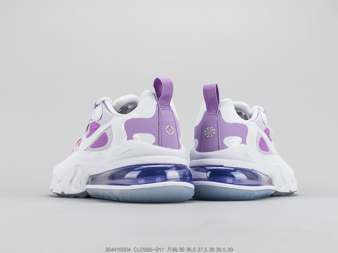 220公司级 耐克NIKE AIR MAX 270 React 半掌气垫跑步鞋 鞋底AIR MAX小潘气垫CU2995-911
