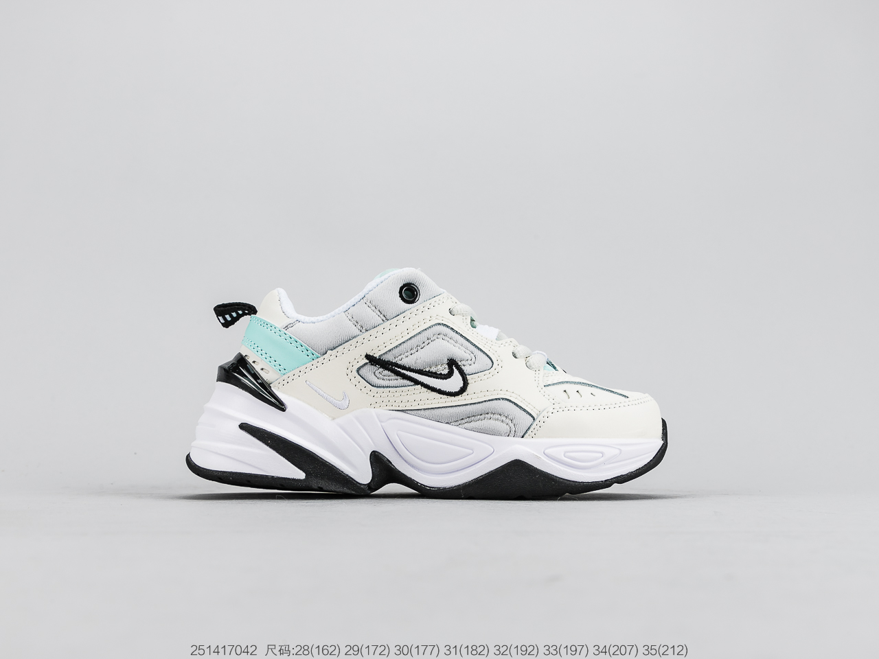 130 耐克童鞋 Nike M2K Tekno 复古潮流百搭旅游休闲运动老爹鞋