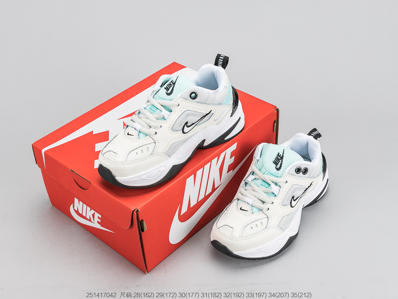 130 耐克童鞋 Nike M2K Tekno 复古潮流百搭旅游休闲运动老爹鞋