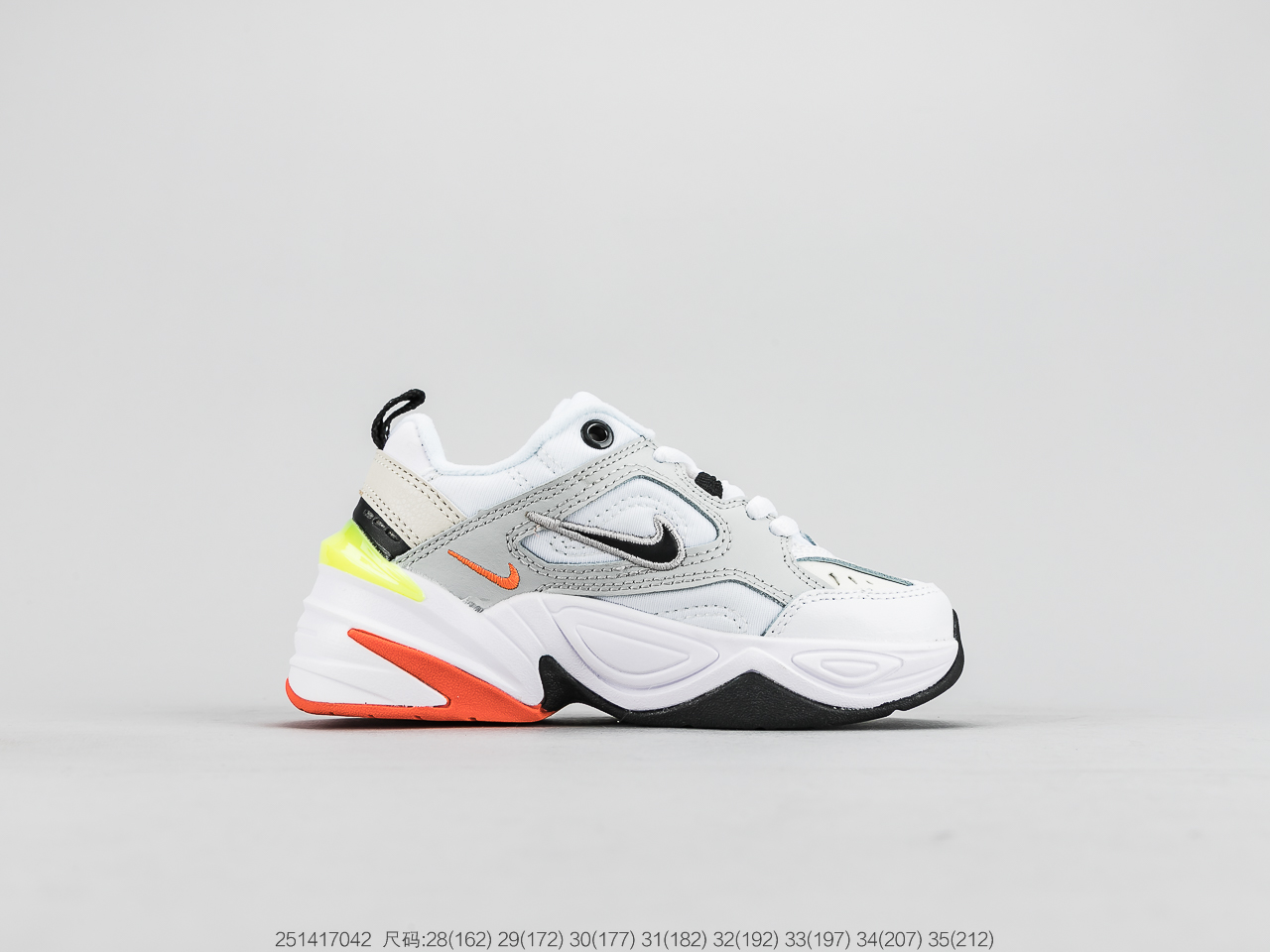 130 耐克童鞋 Nike M2K Tekno 复古潮流百搭旅游休闲运动老爹鞋