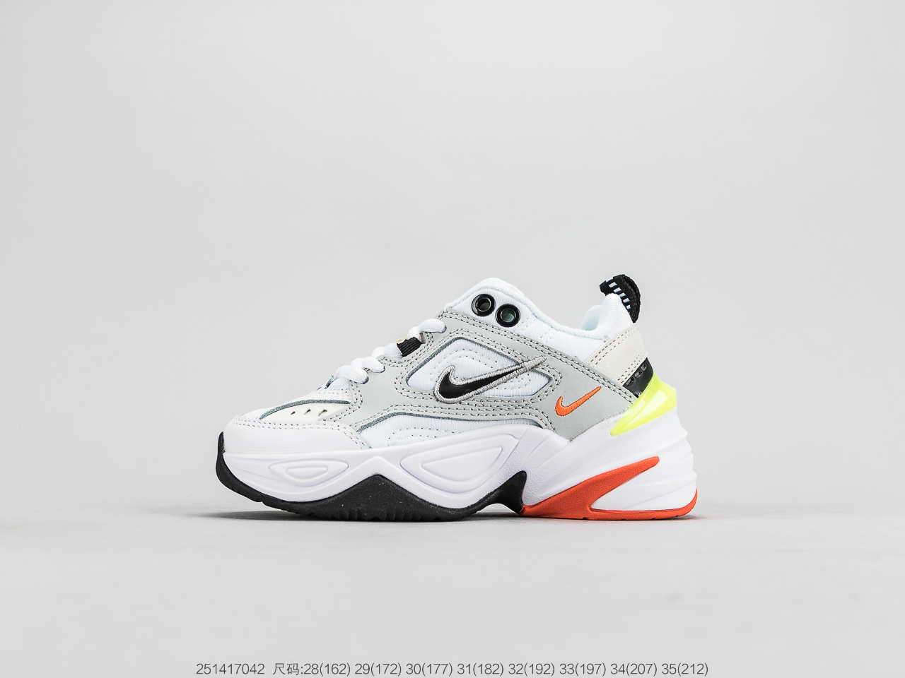 130 耐克童鞋 Nike M2K Tekno 复古潮流百搭旅游休闲运动老爹鞋