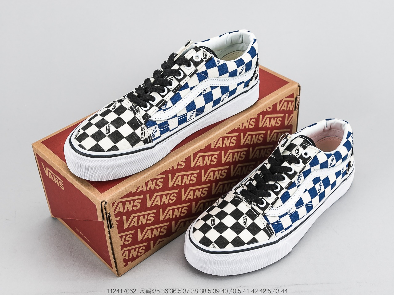140 VANS 格新演绎经典低帮 Old Skool板鞋运动鞋男女棋盘格 VANS BIG CHECK系列