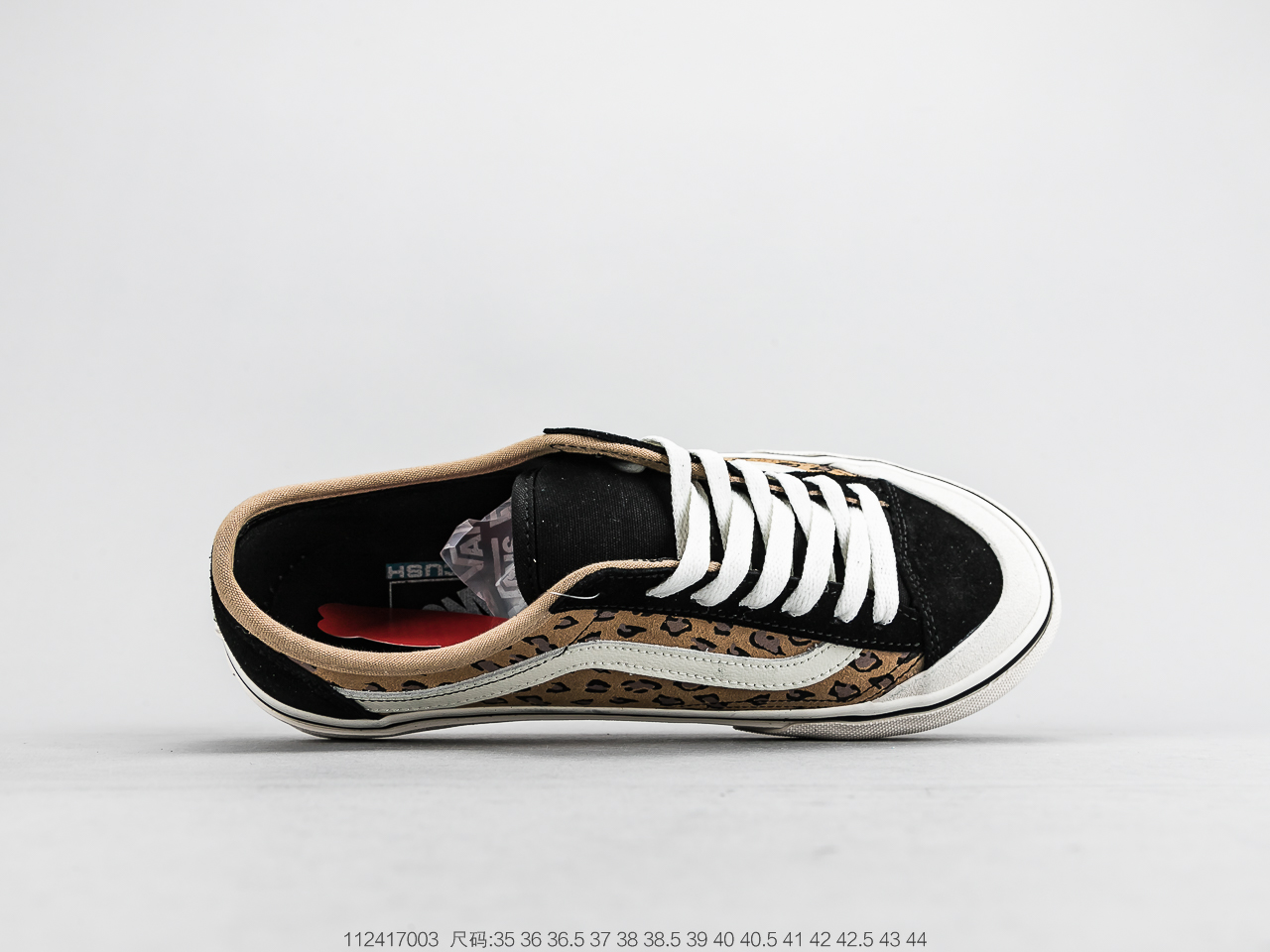 160 万斯Vans  低帮 豹纹 安纳海姆 Vault OG Authentic LX 豹纹 高端支线硫化帆布低帮休闲板鞋