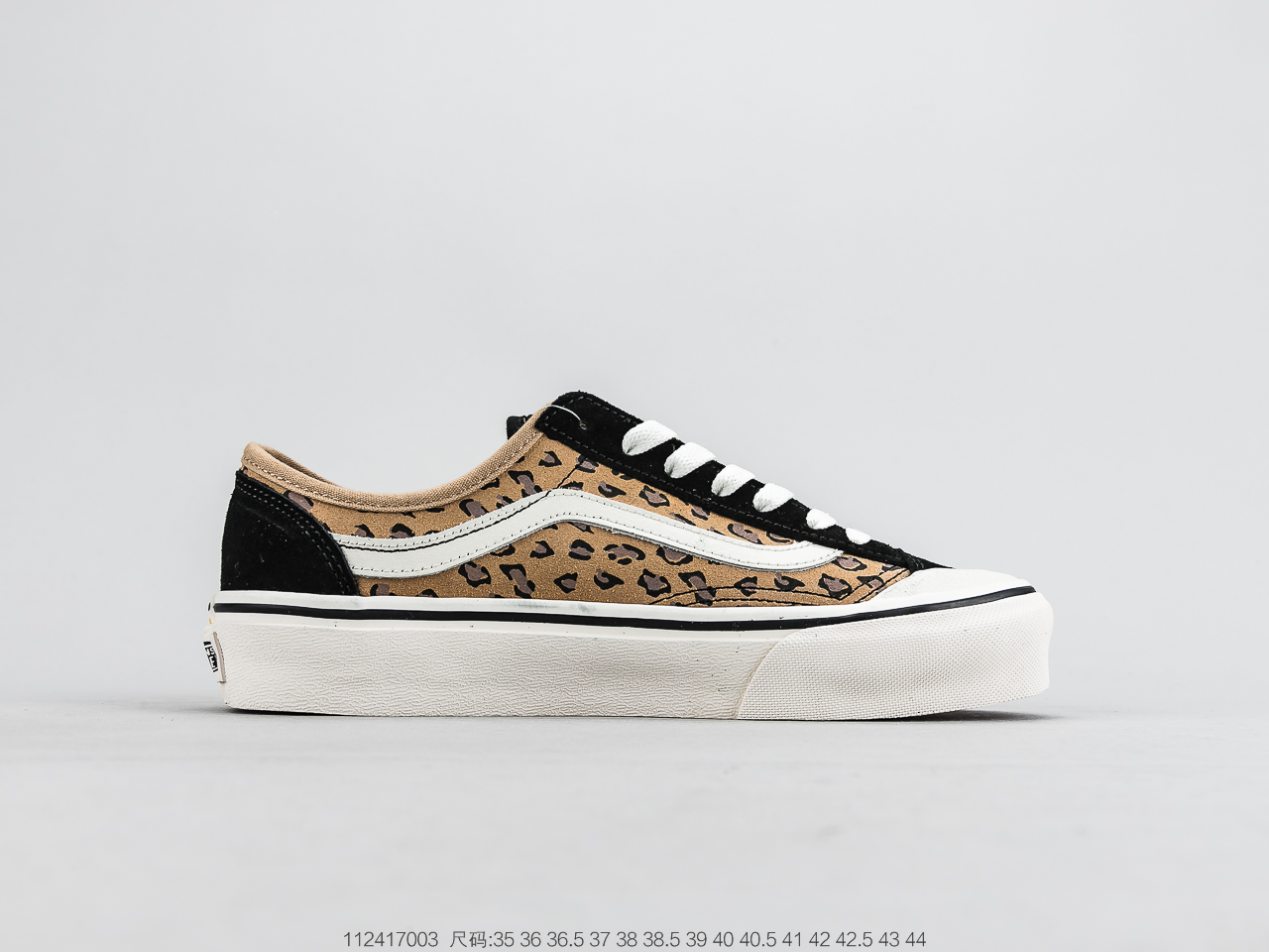 160 万斯Vans  低帮 豹纹 安纳海姆 Vault OG Authentic LX 豹纹 高端支线硫化帆布低帮休闲板鞋