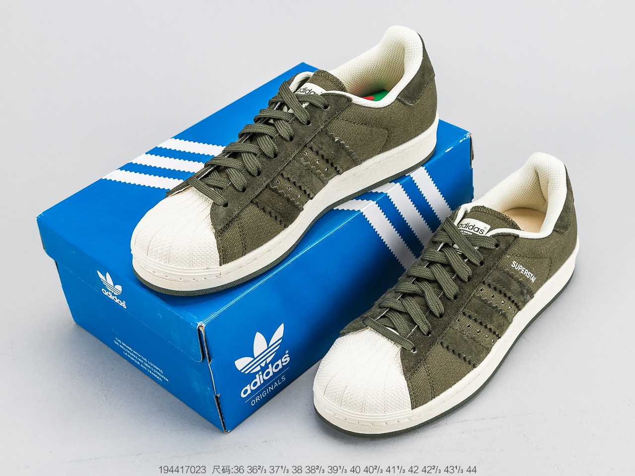170公司级头层 官方新色 阿迪达斯 Adidas Superstar  贝壳头经典百搭休闲运动板鞋 BD8066
