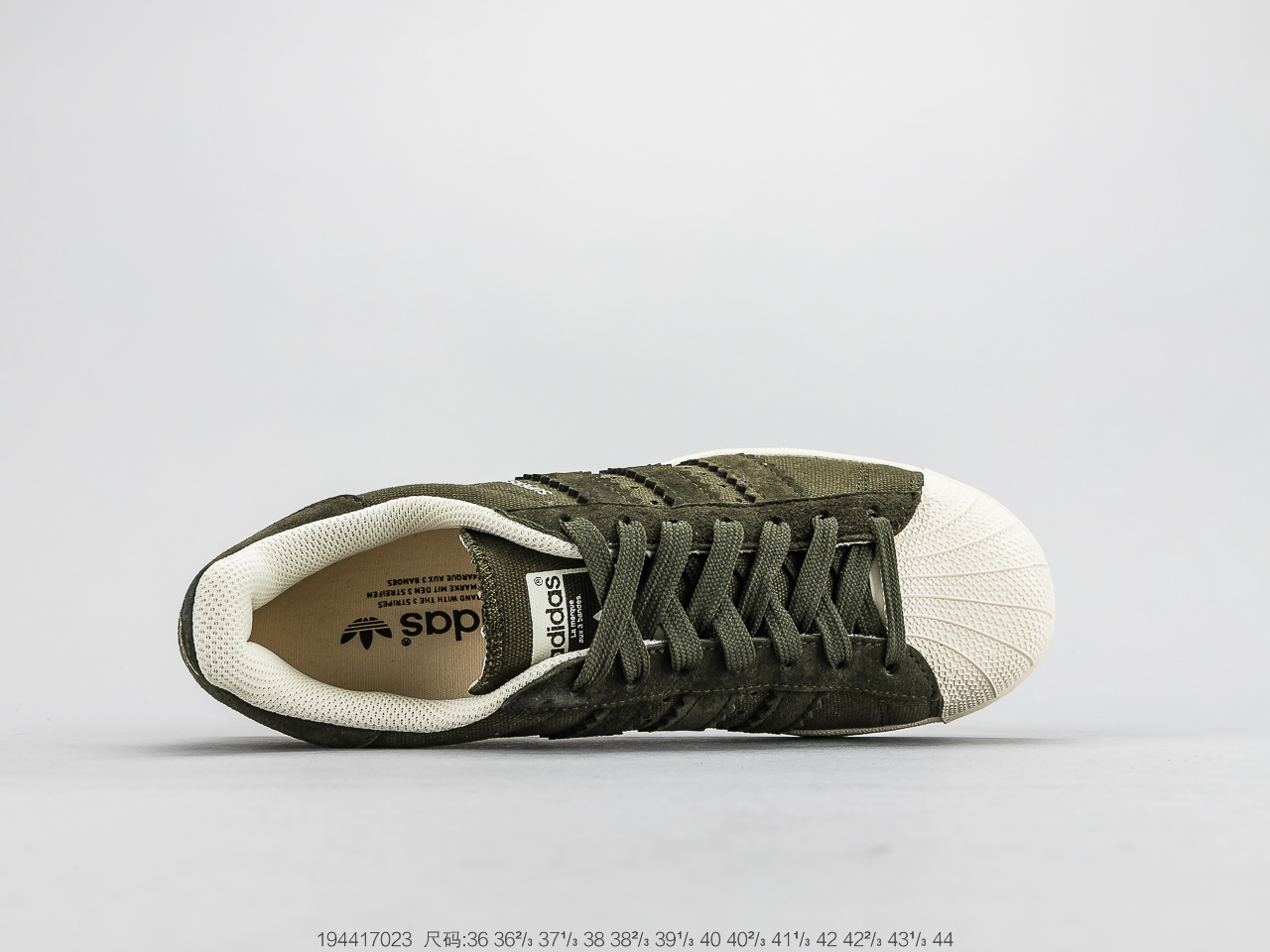 170公司级头层 官方新色 阿迪达斯 Adidas Superstar  贝壳头经典百搭休闲运动板鞋 BD8066