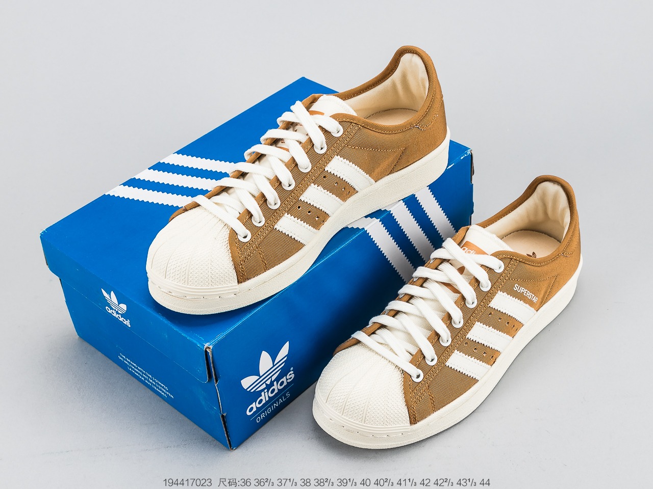 170公司级头层 官方新色 阿迪达斯 Adidas Superstar  贝壳头经典百搭休闲运动板鞋 S82593