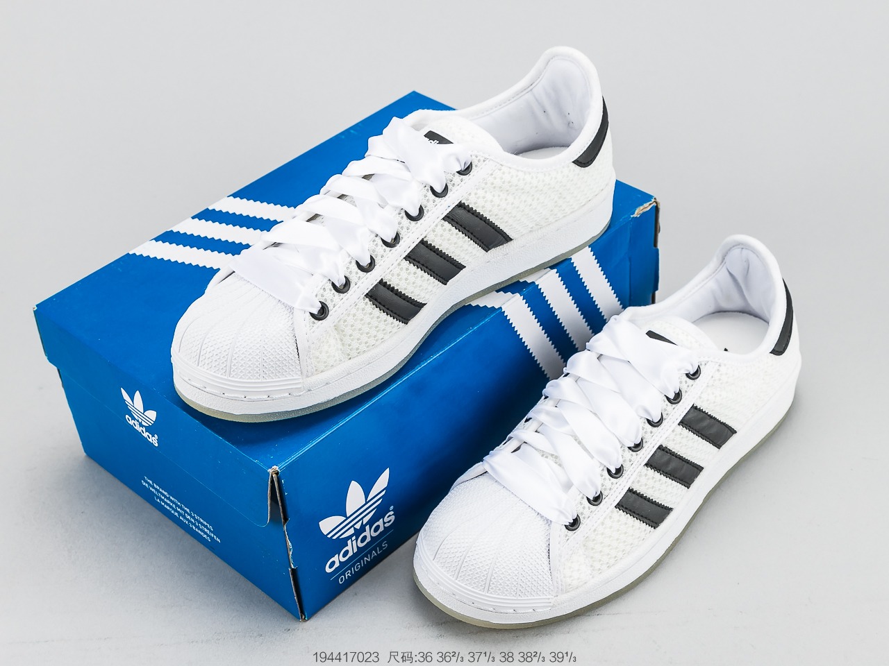 170公司级头层 官方新色 阿迪达斯 Adidas Superstar  贝壳头经典百搭休闲运动板鞋 S82585