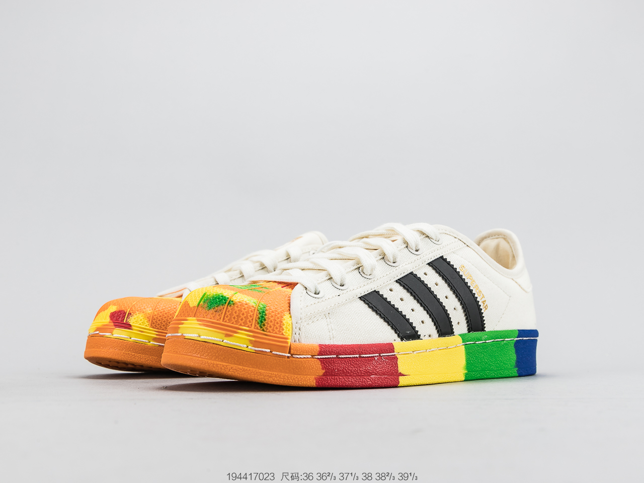 170公司级头层 官方新色 阿迪达斯 Adidas Superstar  贝壳头经典百搭休闲运动板鞋 S82590