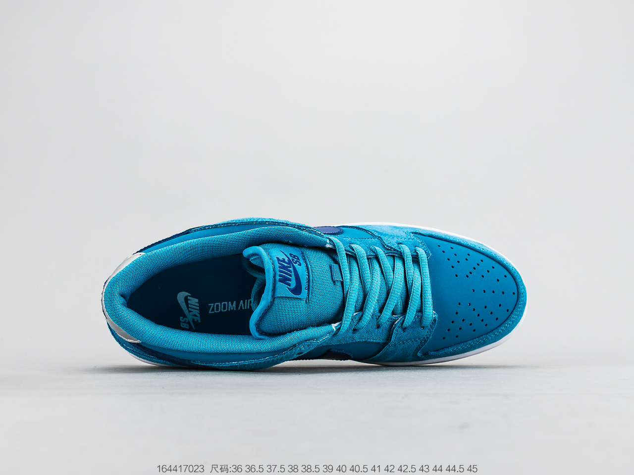 170 耐克 Nike SB Dunk Low Pro “Blue Fury” 蓝宝石 扣篮系列复古低帮休闲运动滑板板鞋BQ6817-400