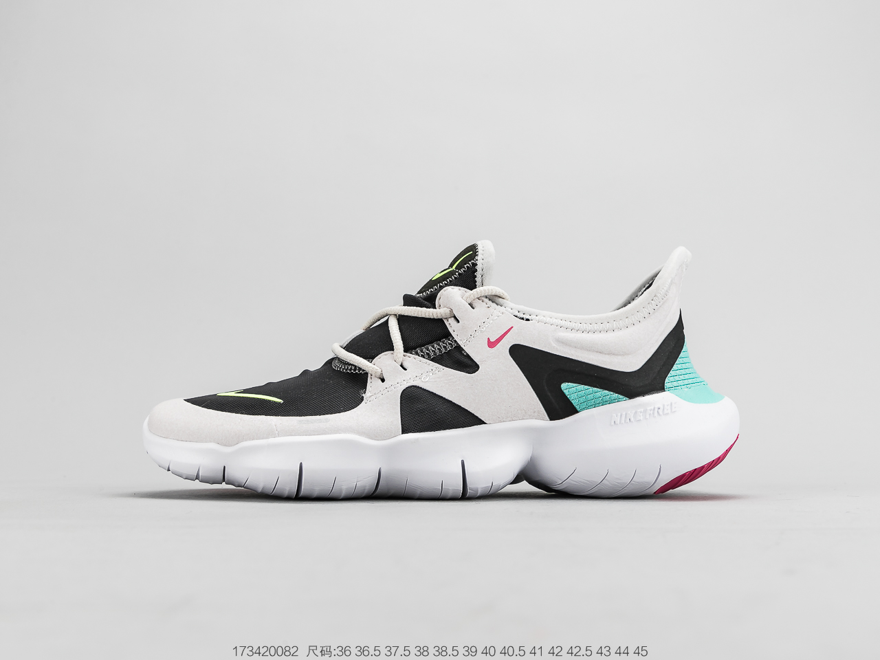 170 耐克Nike Free RN 5.0 Shield 赤足5.0 机能超轻透气缓震运动跑步鞋  AQ1219