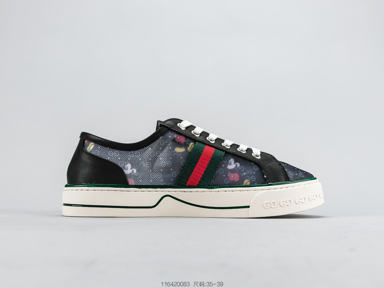 200 Gucci 古驰小白鞋系列 米老鼠配色出击可对比正品鞋面官方 帆布米老鼠