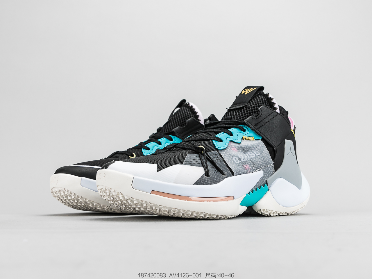 200 耐克Nike Air Jordan Why Not Zer0.2 TL2 威少2代签名战靴 BV6352-101