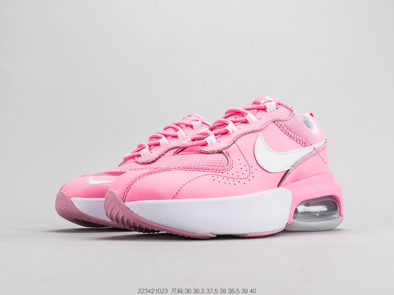 170 耐克AIR MAX VERONA 邓紫棋 气垫缓震休闲运动跑鞋粉色网眼鞋面搭配同色皮革货号BQ9665-600