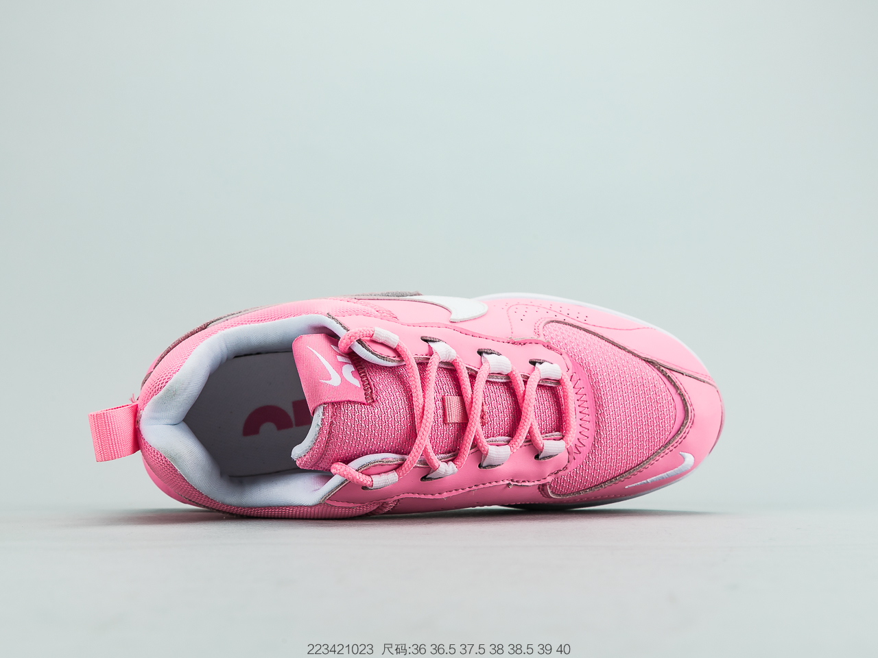 170 耐克AIR MAX VERONA 邓紫棋 气垫缓震休闲运动跑鞋粉色网眼鞋面搭配同色皮革货号BQ9665-600